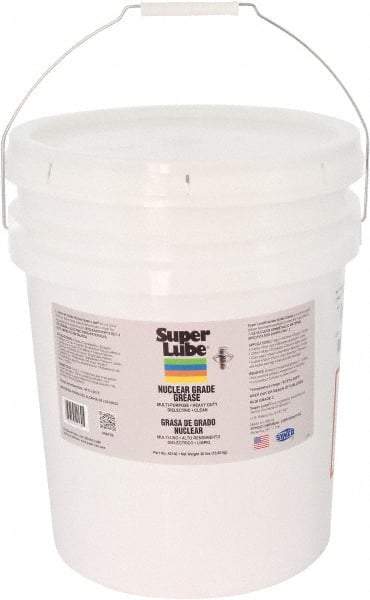 Synco Chemical - 30 Lb Pail Synthetic Lubricant General Purpose Grease - Translucent White, Environmentally Friendly, 450°F Max Temp, NLGIG 2, - Exact Tool & Supply