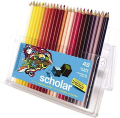 Prismacolor - Scholar Colored Pencil - Assorted Colors - Exact Tool & Supply