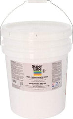 Synco Chemical - 30 Lb Pail Synthetic Lubricant w/PTFE General Purpose Grease - Translucent White, Food Grade, 450°F Max Temp, NLGIG 000, - Exact Tool & Supply