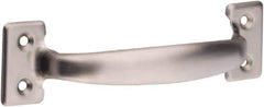 National Mfg. - 8-1/2" Long x 6.5" Wide, Stainless Steel Door Pull - Stainless Steel Coated - Exact Tool & Supply