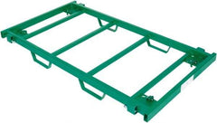 Greenlee - 50-1/4" Long x 28-1/4" Wide x 4-5/8" High, Cart Base Unit - 2,500 Lb Capacity - Exact Tool & Supply