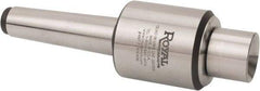 Royal Products - MT5 Morse Taper, 2.45" Head Diam Live Center - 5,000 Max RPM, 2.78" Head Length, 1-1/2" Point Diam, 1-1/4" Point Len, 2,240 Lb Max Workpc, Female Point - Exact Tool & Supply