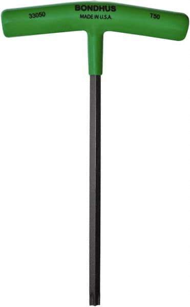 Bondhus - T50 Torx Key - T-Handle Cushion Grip, 212mm OAL - Exact Tool & Supply
