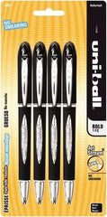Uni-Ball - Roller Ball 1mm Stick Pen - Black - Exact Tool & Supply