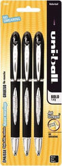 Uni-Ball - Roller Ball 1mm Stick Pen - Black - Exact Tool & Supply