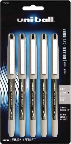 Uni-Ball - Roller Ball 0.7mm Stick Pen - Black - Exact Tool & Supply
