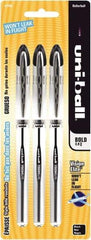 Uni-Ball - Roller Ball 0.8mm Stick Pen - Black - Exact Tool & Supply