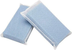 Ability One - 1-1/4" Long x 3-1/2" Wide x 3-1/2" Thick Scouring Sponge - Non-Abrasive, Assorted Colors - Exact Tool & Supply