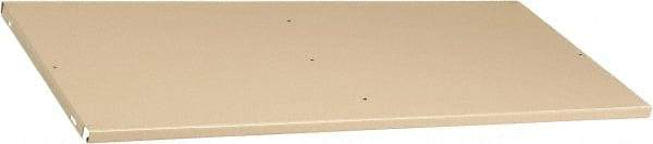 Tennsco - Medium Gray, Steel, Cabinet Shelf - 36" Wide x 24" Deep Body - Exact Tool & Supply