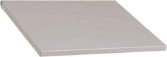 Tennsco - Champagne/Putty, Steel, Cabinet Shelf - 18" Wide x 18" Deep Body - Exact Tool & Supply