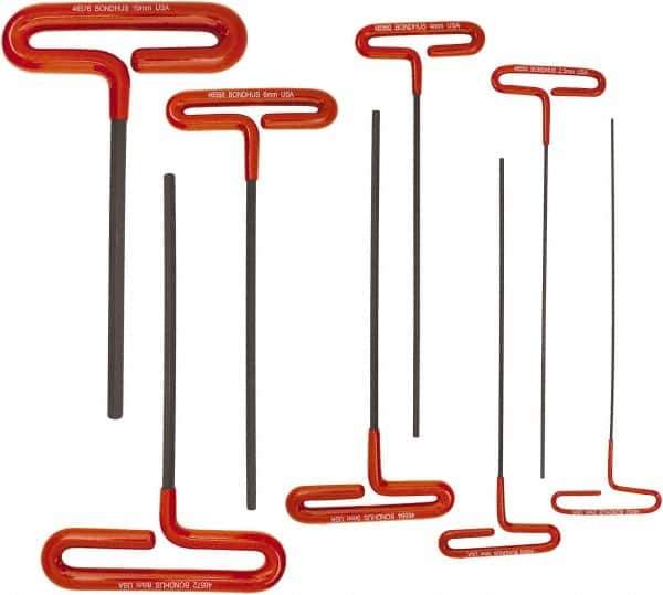 Bondhus - 5/32" Hex, Long Arm, Hex Key - 107mm OAL, Inch System of Measurement - Exact Tool & Supply