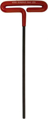 Bondhus - 6mm Hex, T-Handle Cushion Grip, Hex Key - 250mm OAL, Metric System of Measurement - Exact Tool & Supply