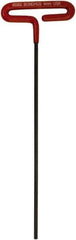 Bondhus - 4mm Hex, T-Handle Cushion Grip, Hex Key - 246mm OAL, Metric System of Measurement - Exact Tool & Supply