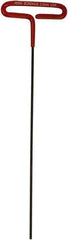 Bondhus - 2.5mm Hex, T-Handle Cushion Grip, Hex Key - 243mm OAL, Metric System of Measurement - Exact Tool & Supply
