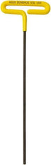 Bondhus - 5/32" Hex, T-Handle Cushion Grip, Hex Key - 246mm OAL, Inch System of Measurement - Exact Tool & Supply
