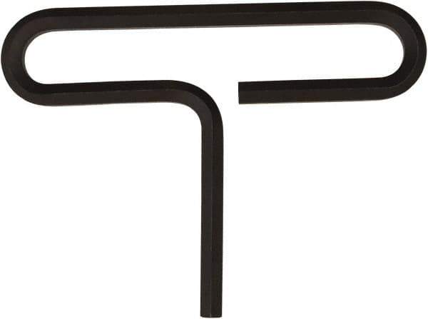 Bondhus - 5/16" Hex, T-Handle Cushion Grip, Hex Key - 4-13/32" OAL, Protanium High Torque Steel, Inch System of Measurement - Exact Tool & Supply