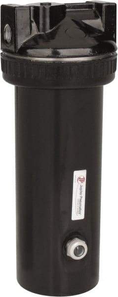 PRO-SOURCE - 25 CFM at 100 psi Inlet, 25 CFM at 100 psi Outlet, In-line Desiccant Dryer - 1/2" NPT Inlet/Outlet x 13" Long x 5" Wide x 13" High - Exact Tool & Supply