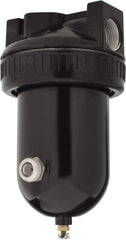 PRO-SOURCE - 300 CFM Oil/Water Condensate Separation Filter - 1" 250 psi, Manual Drain - Exact Tool & Supply