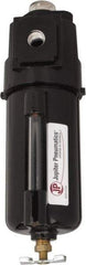 PRO-SOURCE - 45 CFM Oil Removal Filter - 3/8" 250 psi, Manual Drain - Exact Tool & Supply