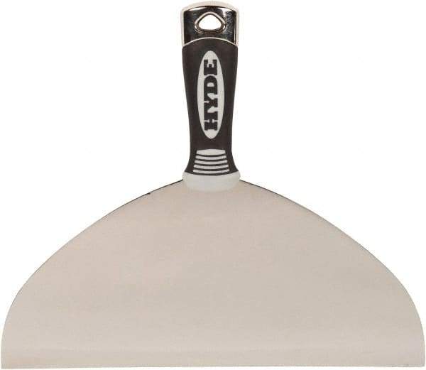 Hyde Tools - 10" Wide Flexible Blade Stainless Steel Joint Knife - Flexible, Plastic Handle - Exact Tool & Supply