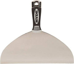 Hyde Tools - 10" Wide Flexible Blade Stainless Steel Joint Knife - Flexible, Plastic Handle - Exact Tool & Supply