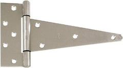 National Mfg. - 6-5/8" Long, Stainless Steel Coated Extra Heavy Duty - 10" Strap Length, 2-9/32" Wide Base - Exact Tool & Supply