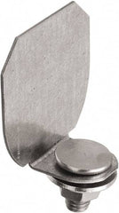 National Mfg. - Galvanized, Box Rail End Cap - Use with Round Rail - Exact Tool & Supply