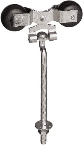 National Mfg. - 2 Piece, Zinc, Box Rail Hanger with Bolt - Use with Round Rail - Exact Tool & Supply