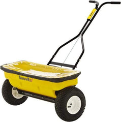 Trynex - 160 Lb Polyethylene Walk Behind Drop Landscape Spreader - 12" Pneumatic Wheels - Exact Tool & Supply