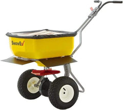 Trynex - 160 Lb Polyethylene Walk Behind Broadcast Landscape Spreader - 12" Pneumatic Wheels - Exact Tool & Supply