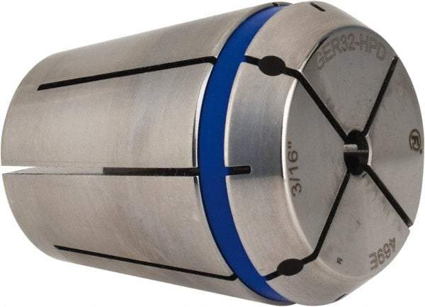 Seco - 1/8" ER32 Collet - 0.003mm TIR, 40mm OAL, 33mm Overall Diam - Exact Tool & Supply
