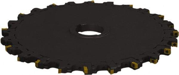 Seco - Arbor Hole Connection, 0.3937" Cutting Width, 4.6654" Depth of Cut, 315mm Cutter Diam, 1.9685" Hole Diam, 12 Tooth Indexable Slotting Cutter - 335.18 Toolholder, LNK.. 06.. Insert, Neutral Cutting Direction - Exact Tool & Supply