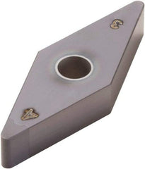 Seco - VNGA332 Grade CBN060K CBN Turning Insert - 35° Diamond, 3/8" Inscr Circle, 3/16" Thick, 1/32" Corner Radius - Exact Tool & Supply