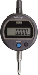 Mitutoyo - 0 to 12.7mm Range, 0.001mm Graduation, Electronic Drop Indicator - Lug Back, Accurate to 0.003mm, Metric System, LCD Display - Exact Tool & Supply