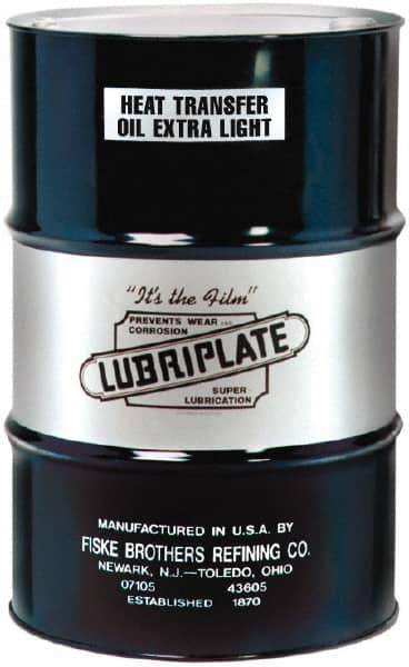 Lubriplate - 55 Gal Drum, Mineral Heat Transfer Oil - SAE 10, ISO 32, 6 cSt at 100°C, 34 cSt at 40°C - Exact Tool & Supply