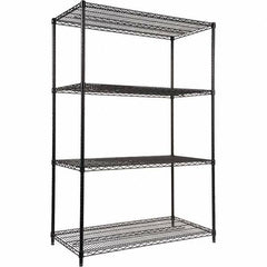 ALERA - 4,000 Lb Capacity 4 Shelf Wire Shelving - Starter Unit - Exact Tool & Supply