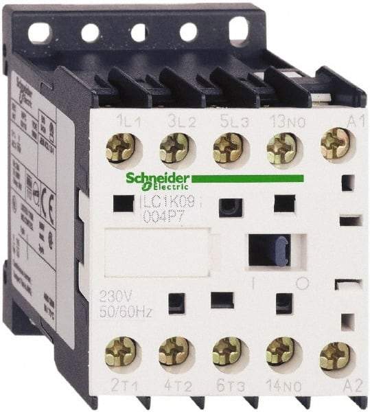 Schneider Electric - 4 Pole, 110 Coil VAC at 50/60 Hz, 16 Amp at 690 VAC and 20 Amp at 440 VAC, Nonreversible IEC Contactor - BS 5424, CSA, IEC 60947, NF C 63-110, RoHS Compliant, UL Listed, VDE 0660 - Exact Tool & Supply