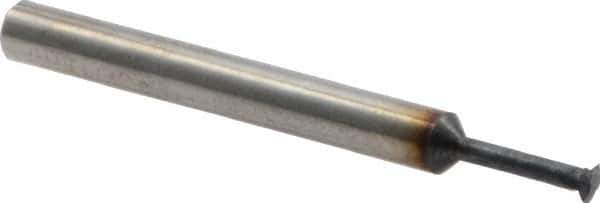Scientific Cutting Tools - 24 to 56 TPI, Internal/External Single Profile Thread Mill - #10" Noml Diam, 0.138" Cut Diam, 3/16" Shank Diam, 3 Flute, 0.075" Neck Diam, 0.4" Neck Length, 2" OAL, AlTiN+ Finish - Exact Tool & Supply