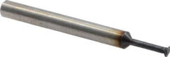 Scientific Cutting Tools - 24 to 56 TPI, Internal/External Single Profile Thread Mill - #10" Noml Diam, 0.138" Cut Diam, 3/16" Shank Diam, 3 Flute, 0.075" Neck Diam, 0.4" Neck Length, 2" OAL, AlTiN+ Finish - Exact Tool & Supply