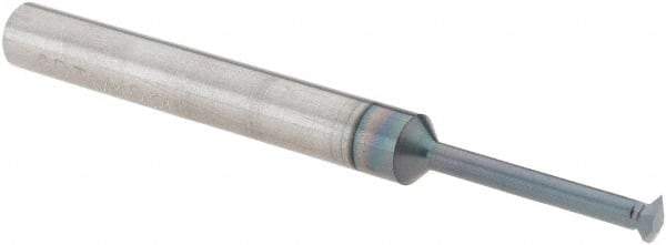 Scientific Cutting Tools - 24 to 56 TPI, Internal/External Single Profile Thread Mill - #10" Noml Diam, 0.138" Cut Diam, 3/16" Shank Diam, 3 Flute, 0.075" Neck Diam, 0.6" Neck Length, 2" OAL, AlTiN+ Finish - Exact Tool & Supply
