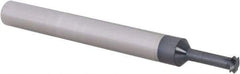 Scientific Cutting Tools - 18 to 56 TPI, Internal/External Single Profile Thread Mill - 1/4" Noml Diam, 0.182" Cut Diam, 1/4" Shank Diam, 4 Flute, 0.104" Neck Diam, 0.4" Neck Length, 2-1/2" OAL, AlTiN+ Finish - Exact Tool & Supply