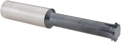 Scientific Cutting Tools - 8 to 24 TPI, Internal/External Single Profile Thread Mill - 7/8" Noml Diam, 0.695" Cut Diam, 3/4" Shank Diam, 6 Flute, 0.49" Neck Diam, 2-1/2" Neck Length, 5" OAL, AlTiN+ Finish - Exact Tool & Supply
