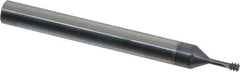 Scientific Cutting Tools - #6-32 UNC, 0.1" Cutting Diam, 3 Flute, Solid Carbide Helical Flute Thread Mill - Internal Thread, 0.26" LOC, 2-1/2" OAL, 1/4" Shank Diam - Exact Tool & Supply