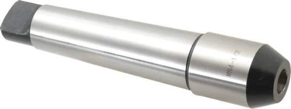 Interstate - 4MT Taper Shank 1/2" Hole End Mill Holder/Adapter - 52.5mm Projection - Exact Tool & Supply