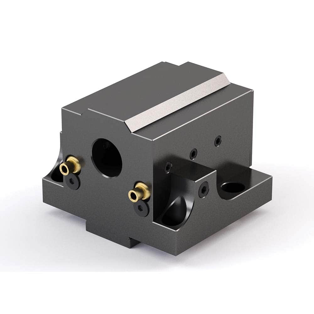 Global CNC Industries - Turret & VDI Tool Holders; Type: Mazak ID Block ; Clamping System: 94mm X 60mm ; Tool Axis: ID ; Through Coolant: No ; Additional Information: 4 Mounting Holes - Exact Tool & Supply