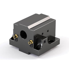 Global CNC Industries - Turret & VDI Tool Holders; Type: Mazak ID Block ; Clamping System: 94mm X 60mm ; Tool Axis: ID ; Through Coolant: No ; Additional Information: 4 Mounting Holes - Exact Tool & Supply
