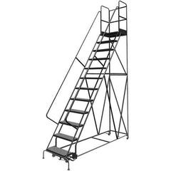 TRI-ARC - Rolling & Wall Mounted Ladders & Platforms Type: Rolling Warehouse Ladder Style: Rolling Platform Ladder - Exact Tool & Supply