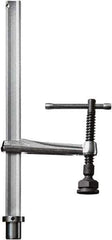 Bessey - 1,400 Lb Holding Capacity, 12" Max Opening Capacity, 1,400 Lb Clamping Pressure, Manual Hold Down Clamp - 6-7/8" Arm Length, 7" Clamp Length, 1-5/8" Clamp Width, 15-3/4" Clamp Height, 28mm Stud Mount, Steel - Exact Tool & Supply