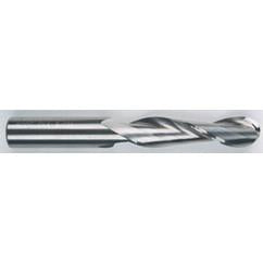 1/8" Dia. - 2-1/4" OAL - Solid CBD - TiAlN - Ball Nose SE EM - 2 FL - Exact Tool & Supply