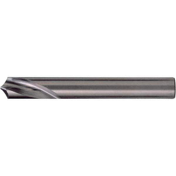 Chicago-Latrobe - 1/4" Body Diam, 120°, 2-1/2" OAL, Solid Carbide Spotting Drill - Exact Tool & Supply